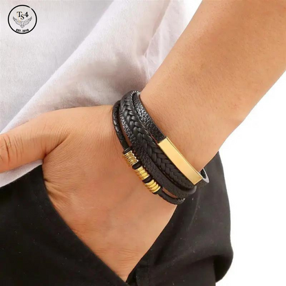 Multi-Layer Leather Bracelet