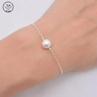 Single Pearl Bracelet Adjustable