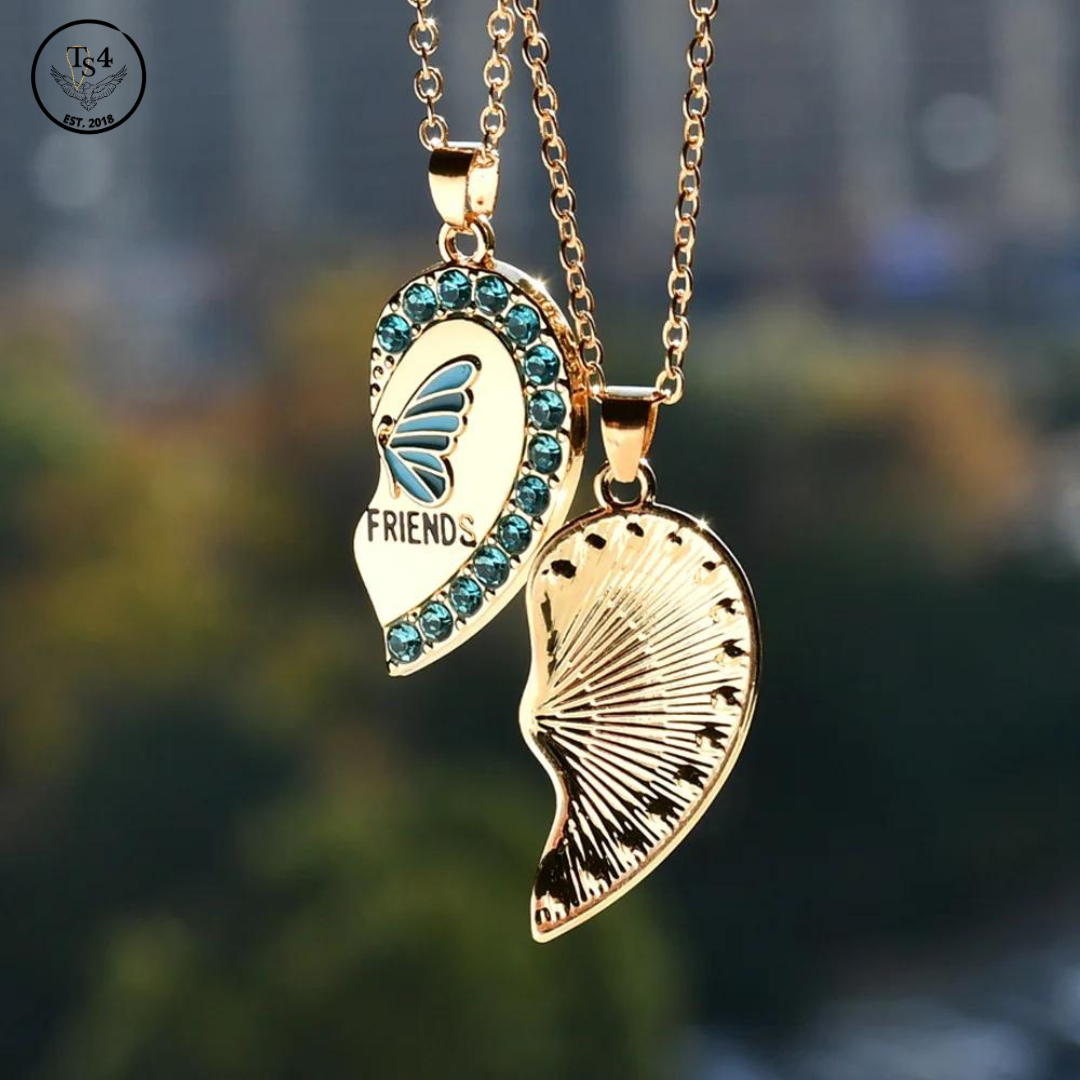 Butterfly Best Friends Necklace