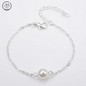 Single Pearl Bracelet Adjustable