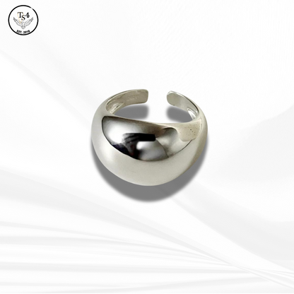 Oval Silver Ring