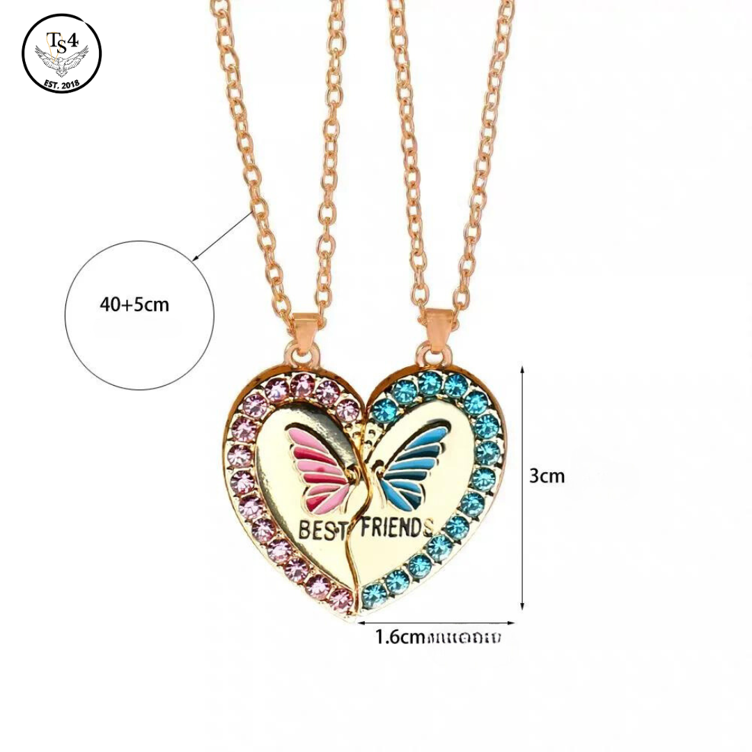 Butterfly Best Friends Necklace