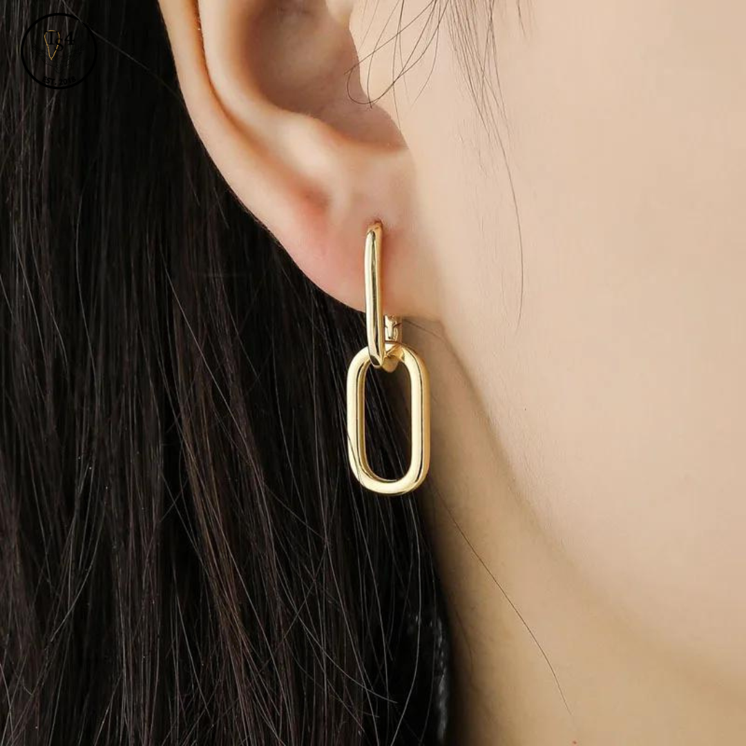 Double Oval Earrings