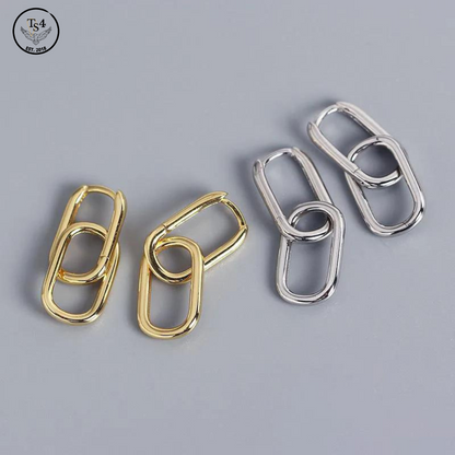 Double Oval Earrings