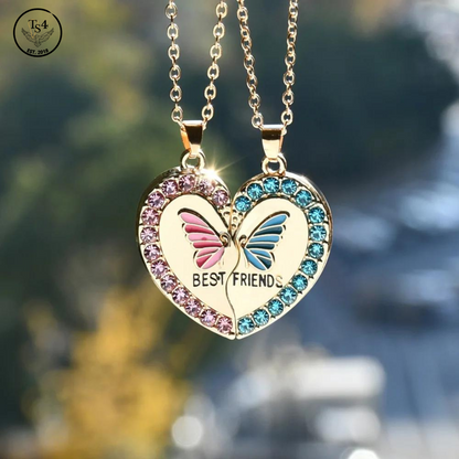 Butterfly Best Friends Necklace