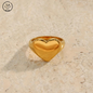 Gold Fine Heart Ring