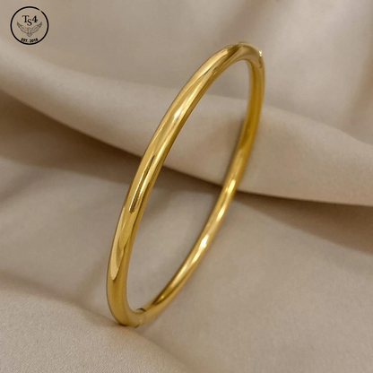 Cuff Bracelet Stainless Steel Gold