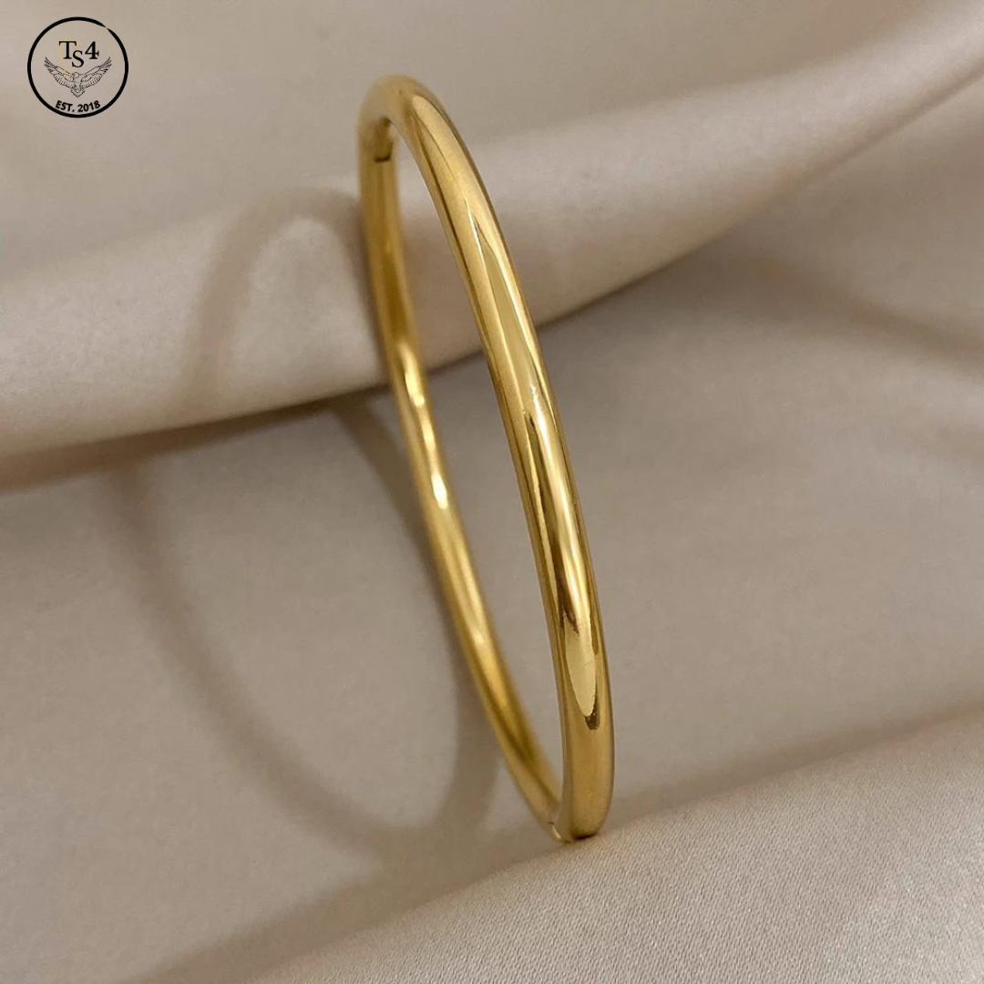 Cuff Bracelet Stainless Steel Gold