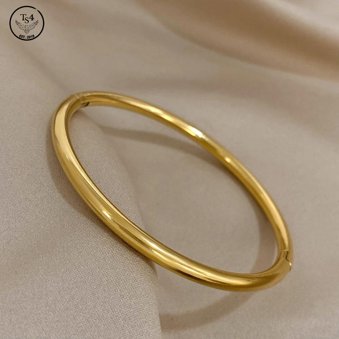 Cuff Bracelet Stainless Steel Gold